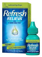 Refresh Relieva for Contacts Lubricant Eye Drops 0.27 Fl. Oz (8ml) Sterile