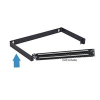 Kenuco 2U 19 Inch Hinged Wall Mount Bracket Network Equipment Rack Electrostatic Powder Coated 16 Gauge Steel Hinged Wall Mount Bracket(2U)
