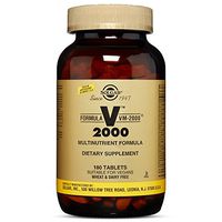 Solgar Formula VM-2000 (Multinutrient System), 180 Tablets - Premium Quality Multiple - Contains Zinc - Supports A Healthy Immune System - Vegan, Dairy Free, Kosher - 90 Servings