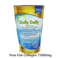 3 x Colly Calla Supplement Collagen Drink Skin Whitening Care Hair Joint hydrolyzed Health (3x75g.)