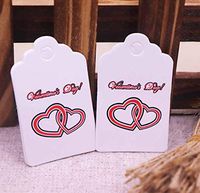 OBELLA BOUTIQUE 100 tag 100 string brown/white NEW DIY LOVE 5X3cm handmade with love products note tag my sweet honey for wedding tag