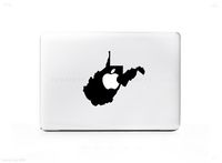 West Virginia WV Outline Silhouette Sticker Decal For MacBook Pro