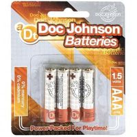 Doc Johnson Batteries AAA 4 Pack (Package Of 5)