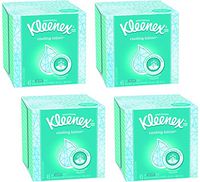 Kleenex Cooling Lotion Facial Tissues, 3 Ply, 45 Tissues Per Box, Infused With Coconut Oil (4 Boxes)