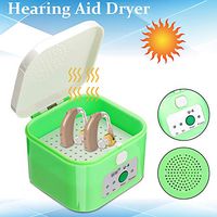 MFZTQ Hearing aid Dehumidifier 3-6hours Timer Dryer Drybox Drying Protective Storage Hard Case
