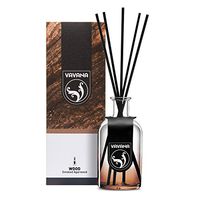 VAVANA Aromatherapy Diffuser Sticks | Reed Diffuser Set | Aromatic Home Fragrance Set | Essential Oil Diffuser Sticks, Made of Natural Scented Oils Blend | Perfect for Home & Office (Smoked Agarwood)