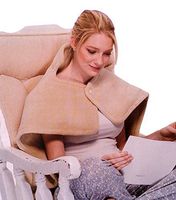 Relaxus Electric Neck & Back Warmer, Cozy Body-Hogging Heating Pad. 26"x30"