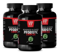 Probiotic Gas Defense - Advanced Blended PROBIOTIC Complex - Digestive Repair - 3 Bottles 180 Capsules
