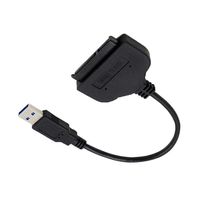LOCHI Adapter SATA USB 3.0 To Serial 22pin Converter Cable External Hard Drive Disk Hard Disk for 2.5" HDD/SSD 25CM 100%"NEW