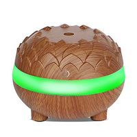 Excellent Home New Product USB 300ml Essential Oil Diffuser, Portable Aromatherapy Essential Oil Evaporator, Humidifier, Compact and Compact Atmospheric Aromatherapy Device, 7-Color LED Light