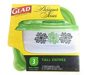 Glad Designer Series Containers Tall Entree 3 ct