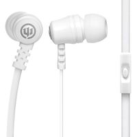 Wicked Audio Drive 1000cc Earbuds with Enhanced Bass, White
