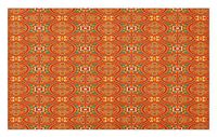 GugeABCmat Outdoor Floor Mats,Mexican Fiesta Design Sombrero Hat and Maracas,Printing Non-Slip Floor Mat 48" W X 36" L,Taupe Champagne Pale Ruby Reseda Green