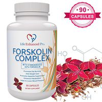 100% Pure Forskolin Extract 300MG – 40% Standardized for Weight Loss, Coleus Forskohlii Diet Supplement, Belly Fat Carb Burner Pills for Women + Men, Slim Trim Lose Belly Buster – 90 Vegan Capsules