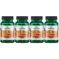 Swanson Vitamin E Mixed Tocopherols 400 Iu 100 Sgels 4 Pack