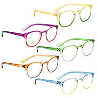 READING GLASSES 5 pack Fashion Readers for Women(One for each color, 2.50)