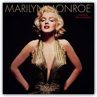 Graphique Marilyn Monroe Wall Calendar - 16-Month 2019 Calendar, 12"x12" w/ 3 Languages, 4-Month Preview, Marked Holidays