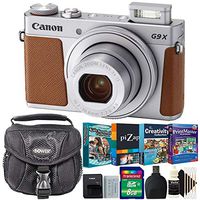 Canon PowerShot G9 X Mark II 20.2MP Digital Camera Silver with Photo Editing and Kids Scrapbooking Collection