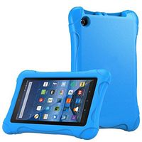 Fire HD 7 Case,AutumnFall Kids Shock Proof Case Cover for Fire HD 7 Tablet 2015(Blue)