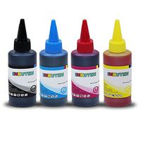 INKUTEN 4 Bottles Refill Ink (100ml Black, 100ml per Color, Total 400ml) for Brother LC101 LC103 LC105 LC107