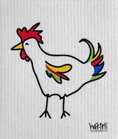 Wet-It The Colorful Rooster Swedish Kitchen Bathroom Car Dishcloths Towel Cloth