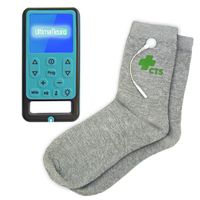 Ultima Neuro Neuropathy Feet System for Treatment & Relief of Peripheral, Diabetic & Poly Neuropathy Nerve Pain with Conductive Socks Pair