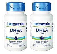 Life Extension Dhea , 25 Mg Tablets, 100-count X 2