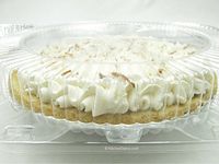 10" Clear Clamshell Pie Container Low Dome #CPC-110 (100)