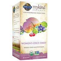 Garden of Life Multivitamin for Women - mykind Organic Women's Once Daily Whole Food Vitamin Supplement, Vegan, 60 Count Tablets