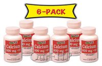 NAT-RUL Calcium 600mg +D - 60 Tablets (6 Pack)