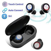 True Wireless Earbuds Bluetooth 5.0 Touch Control Sport Earphones, with Charging Case Bulid-in Mic IPX7 Waterproof Bluetooth Earbud