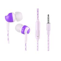 GoodKE 3.5mm in Ear Stereo Luminous Headphone Earbuds Music Earphone with Mic Earbud Headphones