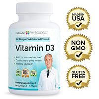Dr. Dzugan's Advanced Vitamin D3 Formula :: Non-GMO, Gluten Free, GMP Certified :: 90 Softgels 5,000IU :: Immune Function, Bone Health