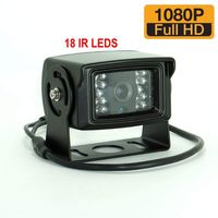 Bus Truck Backup Camera 1080P AHD Camera with 18 LED IR Night Vision Waterproof Vehicle Rear View Camera for Van Bus Lorry Camper Trailer AV760 (BNC Connector)