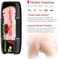 AIWOT-ZDQ Yshy-adsz Automatic Sèx Machine for Men Intelligent Bluetooth Connection Male Mâ&stürbâtõr Strôker 3D Sweet Voice Independent Speaker Sound (a Good Helper for Men)