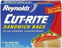 Reynolds Cut-Rite Wax Paper Sandwich Bags, 50 Count (Pack of 1)
