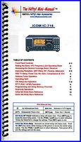 Icom IC-718 Mini-Manual by Nifty Accessories