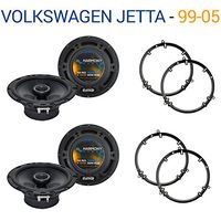 Compatible with Volkswagen Jetta 1999-2005 Factory Speaker Upgrade Harmony (2) R65 Package New