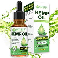 Organic Hemp Oil Extract Drops 300mg - Ultra Premium Pain Relief Anti-Inflammatory, Stress & Anxiety Relief, Joint Support, Sleep Aid, Omega Fatty Acids 3 6 9, Non-GMO Ultra-Pure CO2 Extracted