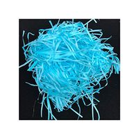 10G Colorful Shredded Paper Gift Box Filler Wedding Birthday Party Favors Decoration Crinkle Cut Paper Shred Packaging Gift Bag,Sky Blue