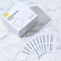 Alcohol Detergent Wipes with Individually Wrapped (220 PCS), Liaboe Small Size Wet Wipes,75% Soft Alcohol Wipes for All-Purpose Cleaning Home Use