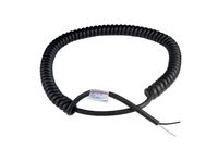 Miller Edge C182-12B Coil Cord, 2 Conductor, 18 Gauge, Extends to 12 Feet