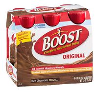 Boost Original Complete Nutritional Drink Rich Chocolate 6 PK (Pack of 8)