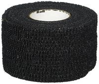 PowerFlex Self Adherent Tape, Latex, Athletic Tape, Black, 1.5", 32 Rolls per Case