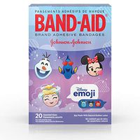 Band-Aid Adhesive Bandages, Disney Emoji Characters, Assorted Sizes, 20 Count (Pack of 24)