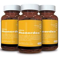 Phenerdex - Weight Loss Supplement - Natural Appetite Suppression - Boosts Energy While Helping Burn Stubborn Fat - Stop Cravings - 3 Bottles = 3 Months Supply