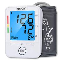 Phileex Blood Pressure Monitor Upper Arm Sphygmomanometer - Automatic Blood Pressure Machine Large Cuff Digital Blood Pressure Cuff- New Version 2 User Mode Blue Backlight