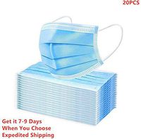 20PCS Disposable 𝐌𝐀𝐒𝐊 Protective 𝐌𝐀𝐒𝐊 Soft & Comfortable Filter Safety Face 𝐌𝐀𝐒𝐊 for Dust Protection