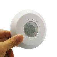 Samxu PIR Motion Sensor Light Switch, 360 Degree Ceiling Mount Occupancy Sensor, 800W High Sensitive 110-240V Ceiling Occupancy Motion Detector (White)