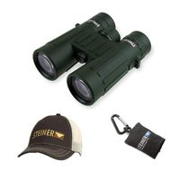 Steiner 8x42 Safari Compact Nature/Travel Binoculars Gear Bundle